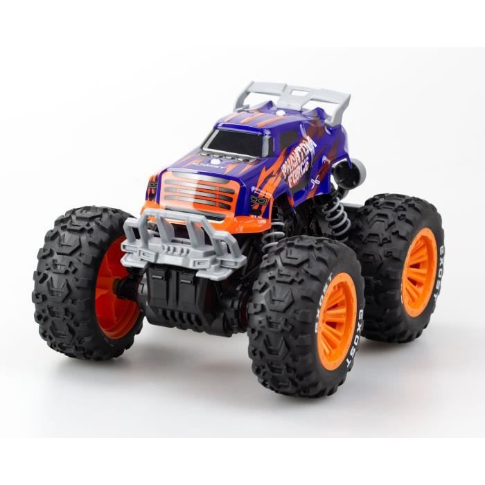 Voiture Télécommandée - EXOST - Phantom Force 1:16 - 10 km/h - 28 -5 cm - violet et orange - des 5 ans