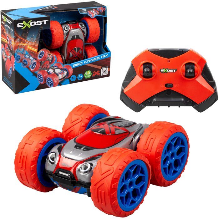 Voiture radiocommandée - EXOST - 360 Cross MX - Echelle 1/18 - 2,4 GHz - Batterie rechargeable - Rouge - Des 5 ans