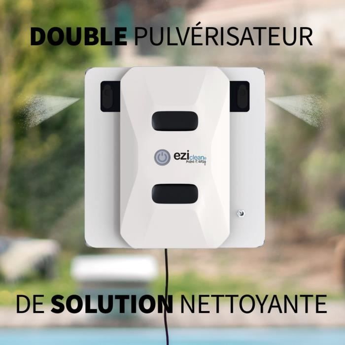 Robot Lave-vitres - EZICLEAN Windobot S5 Pro - 72 W - Blanc