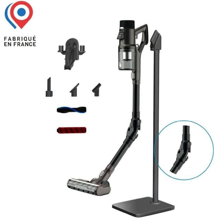 EZICLEAN Cycloboost FR8 Home - Aspirateur balai sans fil - 19 Kpa - 78dB - Made in France