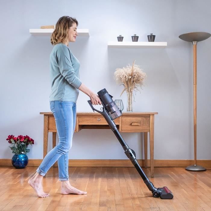 EZICLEAN Cycloboost FR8 Home - Aspirateur balai sans fil - 19 Kpa - 78dB - Made in France