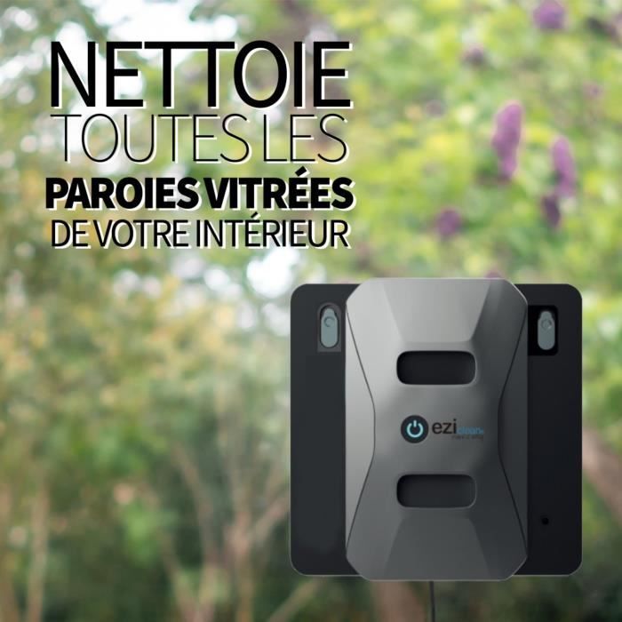 Robot Lave-vitres EZICLEAN Windobot S6 ULTRA - Rapide, Puissant et Silencieux - 2 diffuseurs automatiques pour un nettoyage efficace