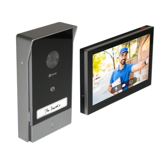 Systeme vidéophone - EZVIZ - HP7 - Résolution 2K - Vision nocturne - Connexion filaire