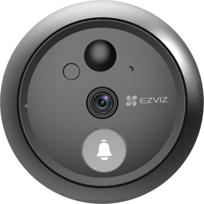 Judas connecté - EZVIZ - HP4 - Wi-Fi écran 4,3" - 2MP - Sonnette intégrée - Audio bidirectionnel