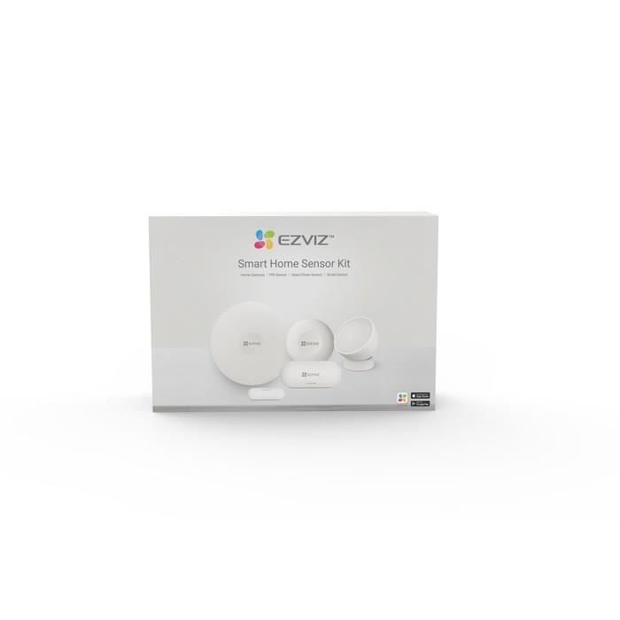 Kit alarme - EZVIZ - Home sensor - 1 Hub A3 + 2 détecteurs + 1 bouton intelligent