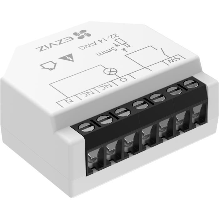 Relais Wi-Fi - EZVIZ - T35W - Contrôle intelligent - Google Assistant - Amazon Alexa - surveillance énergétique