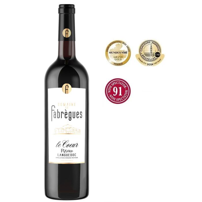 Domaine de Fabregues Le Coeur - AOP Languedoc- Vin rouge 2022