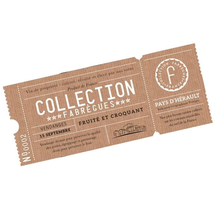 Collection Fabregues Pays Hérault - Vin rouge de Languedoc 2023