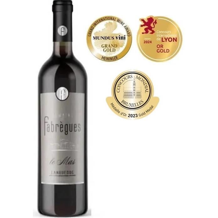 Domaine de Fabregues Le Mas 2022 Languedoc - Vin rouge de Languedoc-Roussillon