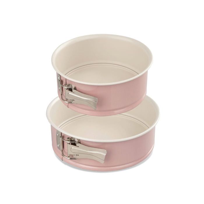 Ensemble de 2 moules a manqué a charniere - DR oeTKER - Rétro - 18 et 20 cm