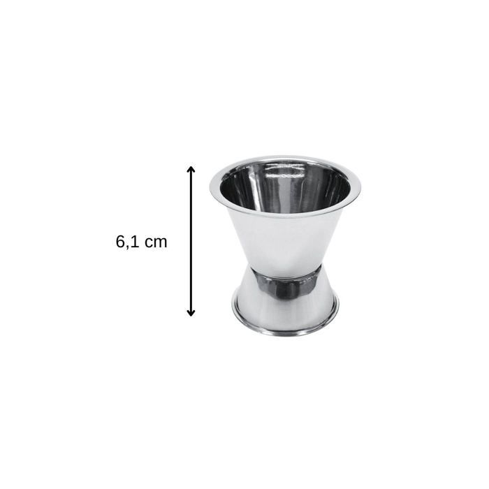 Set Shaker a cocktails en inox 400 ml et doseur a alcool 2 et 4 cl - FACKELMANN - Bar Concept