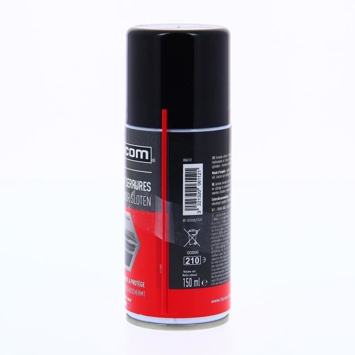FACOM Dégrippant serrure - Prolongateur - Aérosol - 150 ml