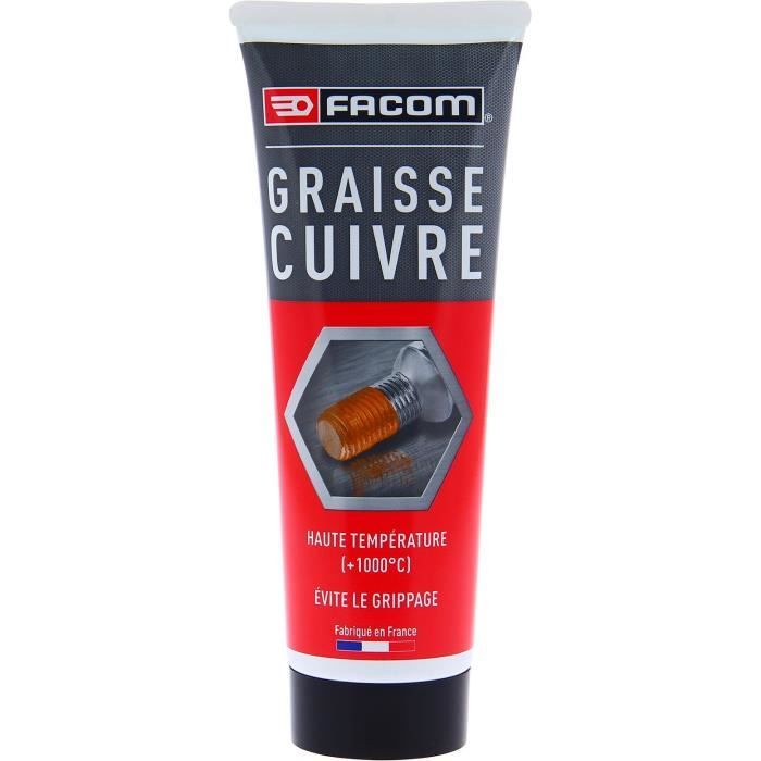 Graisse cuivre haute température 200g - FACOM - (-20°C a +1000°C) - Pour le montage, le démontage