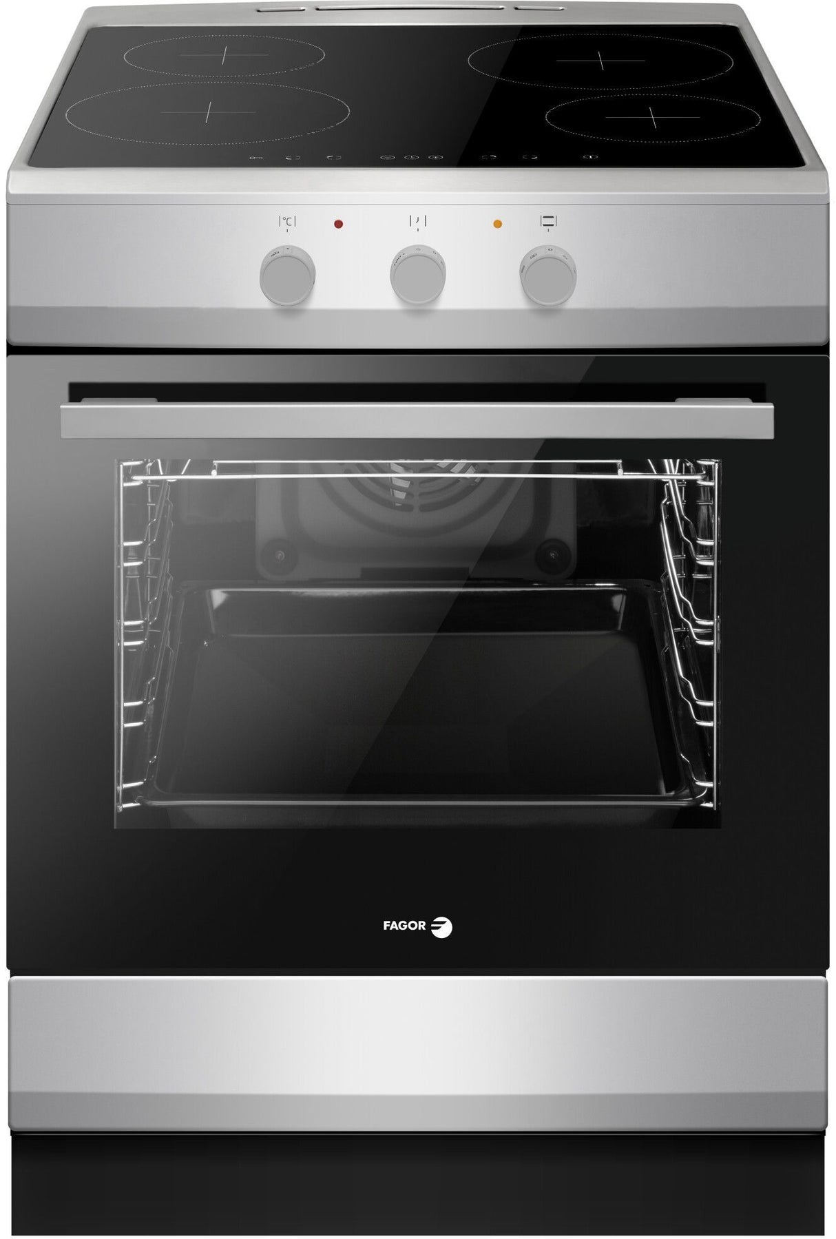 Cuisinière à induction - FAGOR - FACI2003N - 4 foyers - 9000 W - L60cm - Noir