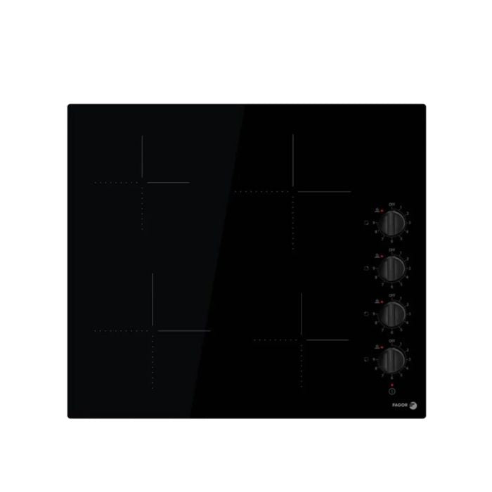 Table Vitrocéramique - FAGOR - FAVM3540 - 4 plaques de cuisson - Noir - 56 cm x 49 cm