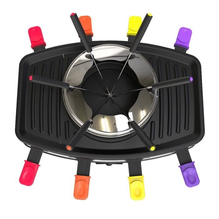 Appareil a raclette FAGOR - FG816 - Raclette / Fondue - Jusqu'a 8 personnes - Thermostat réglable - 1100W