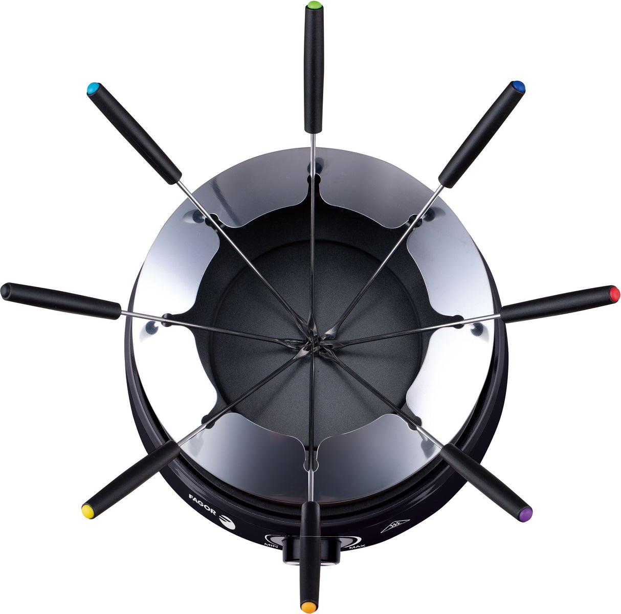 Appareil a fondue FAGOR - FGFD8 - Capacité 1,6L - Jusqu'a 8 personnes - Thermostat réglable - 800W