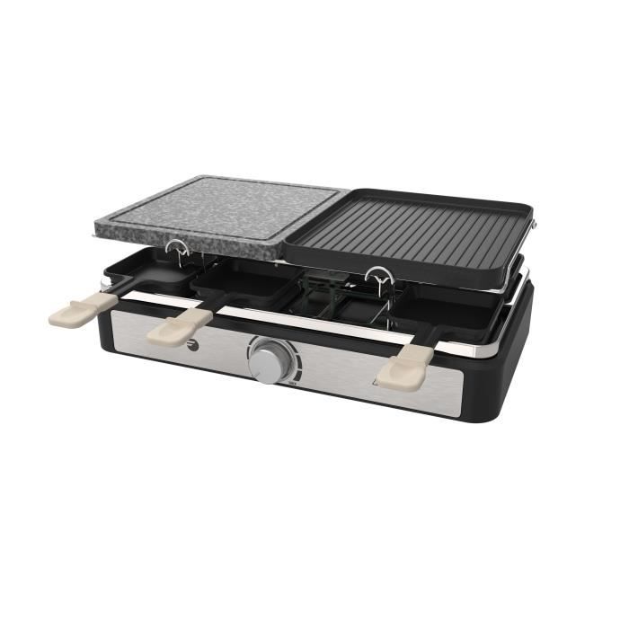 Raclette / Grill - FAGOR - FGRG8 - 8 personnes - Pierre de Cuisson - 1400W - Thermostat rÈglable