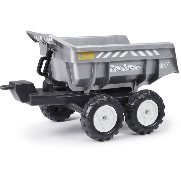 Remorque basculante - FALK - Super Dumper - Adaptable a l'ensemble de la gamme de tracteurs Falk 3-7 ans - 100% FabriquÈ en France