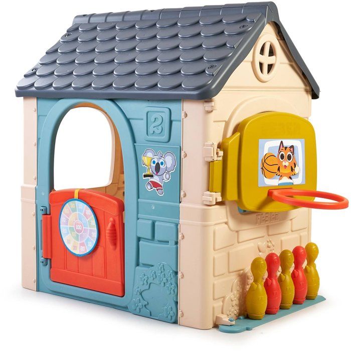 Maisonnette pour enfants - FEBER - CASUAL - Maison activités sports avec accessoires