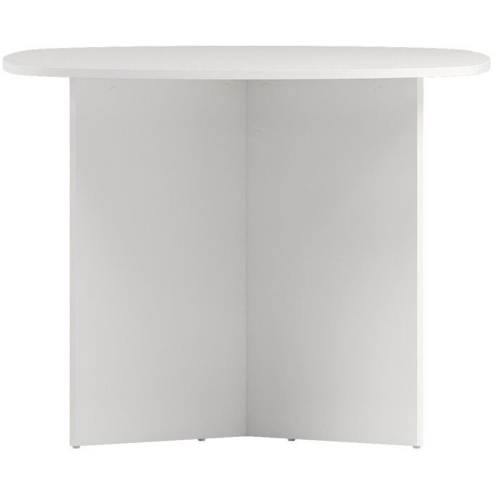 Table a manger FAMILY Forme ovale Finition blanc mat 6 places 200 x 100 x 76 cm