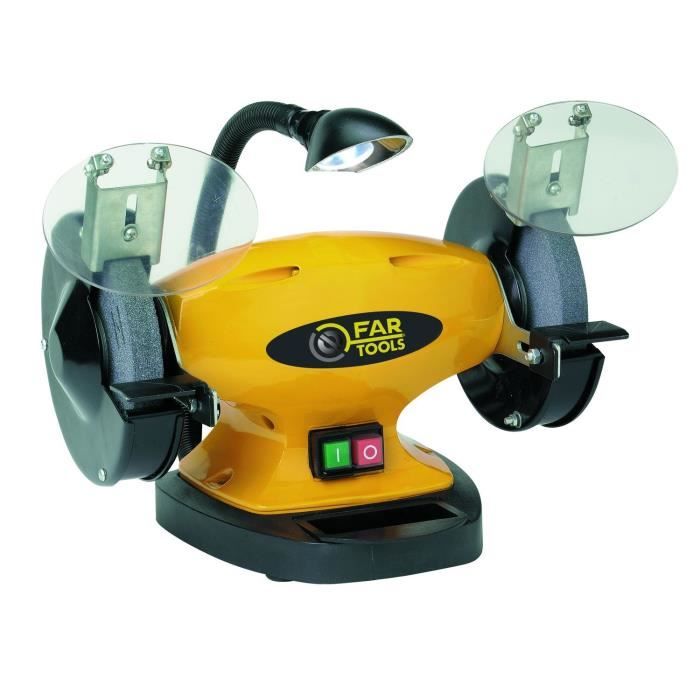 Touret a meuler - FARTOOLS PRO - BG 150B - 400 W - D 150 mm - Jaune - MÈtal