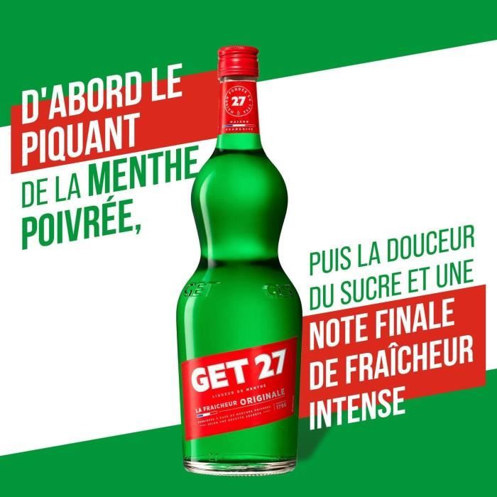 Liqueur Get 27 - Liqueur de menthe - France - 17.9%vol - 100cl