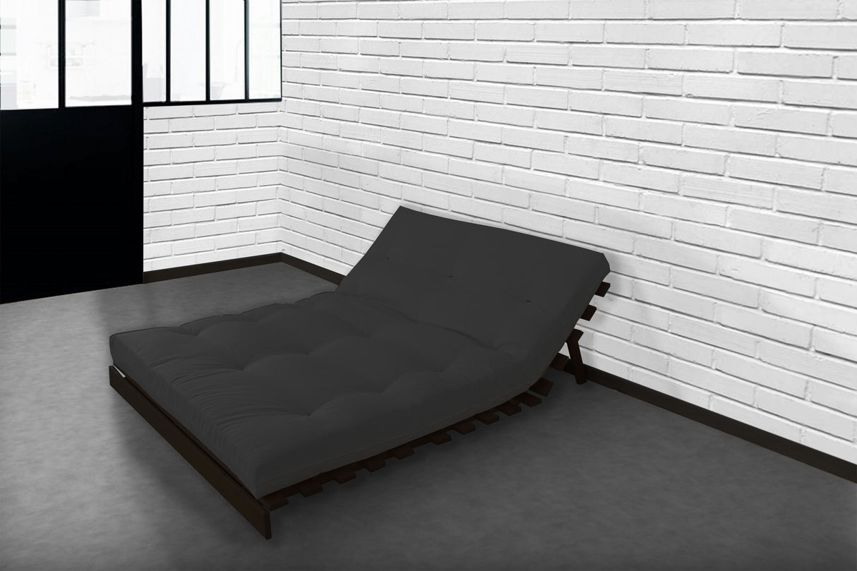 CONFORT DESIGN Matelas Futon 140 x 190 - Ep. 15 cm - Mémoire de forme - Anti-tâche -5 couches - Ferme équilibré - Fabriqué en France