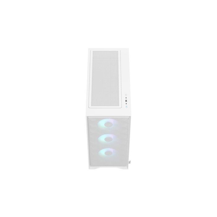 Boitier PC - FRACTAL DESIGN - FD-C-POA2A-04 - Pop 2 Air TG RGB - Format ATX - 3 ventilateurs a pales profilées - Blanc