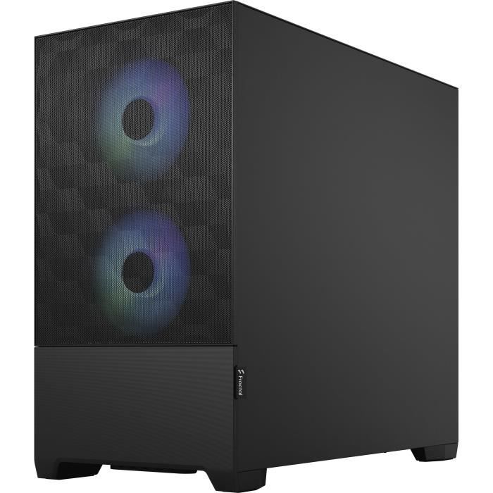 FRACTAL DESIGN - Pop Mini Air RGB Black TG - Boîtier PC - Noir (FD-C-POR1M-06)