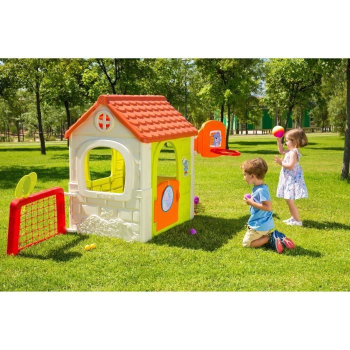 Maison de jeu avec 6 activitÈs sportives - FEBER - Robuste et anti-UV