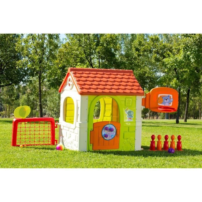 Maison de jeu avec 6 activitÈs sportives - FEBER - Robuste et anti-UV