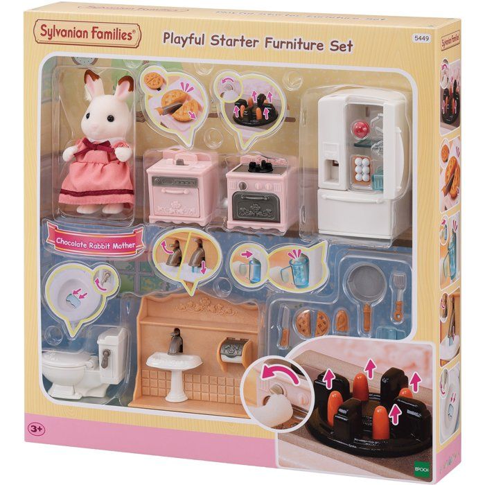 Le set d'ameublement cosy cottage et maman - Sylvanian Families - 5449