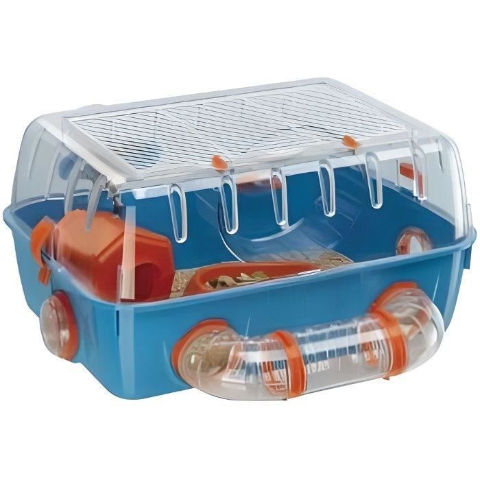 Cage ludique pour hamsters 40.5*29.5*22.5 cm- En plastique - FERPLAST
