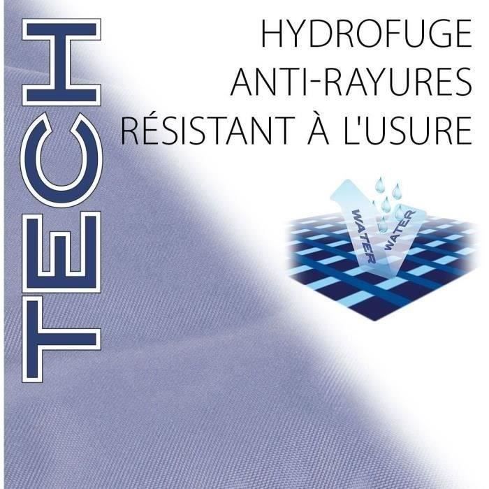 Coussin pour chien - 80x50x8 cm hydrofuge, anti rayures, résistant a l'usure - FERPLAST - POLO - Gris - Anti-griffures