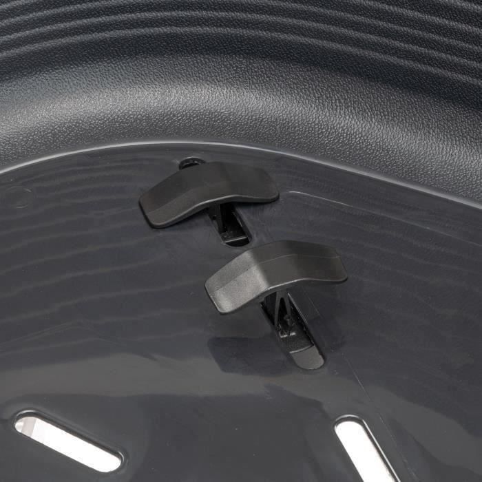 Panier corbeille coussin relax noir - Taille L - 73 x 55 x 27 cm - FERPLAST