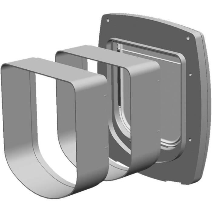 Tunnel d'extension - FERPLAST - Pour chatieres Swing 3/5 - Gris