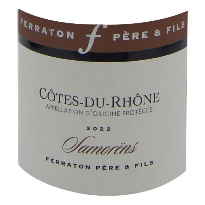 Domaine Ferraton Cuvée Samorëns 2022 Côtes du Rhône - Vin rouge de la Vallée du Rhône