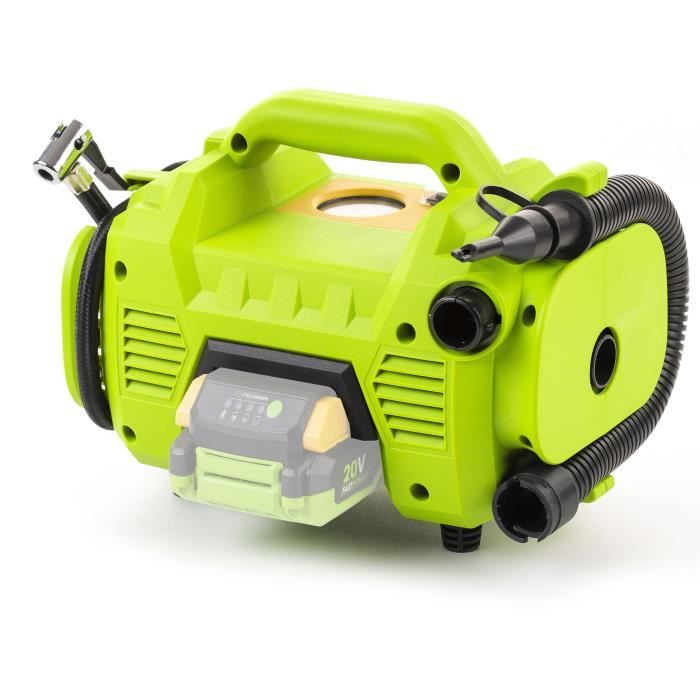 Compresseur sans fil - FIELDMANN - 20V - 10,3 bar - 235 L/min - Batterie et chargeur non inclus