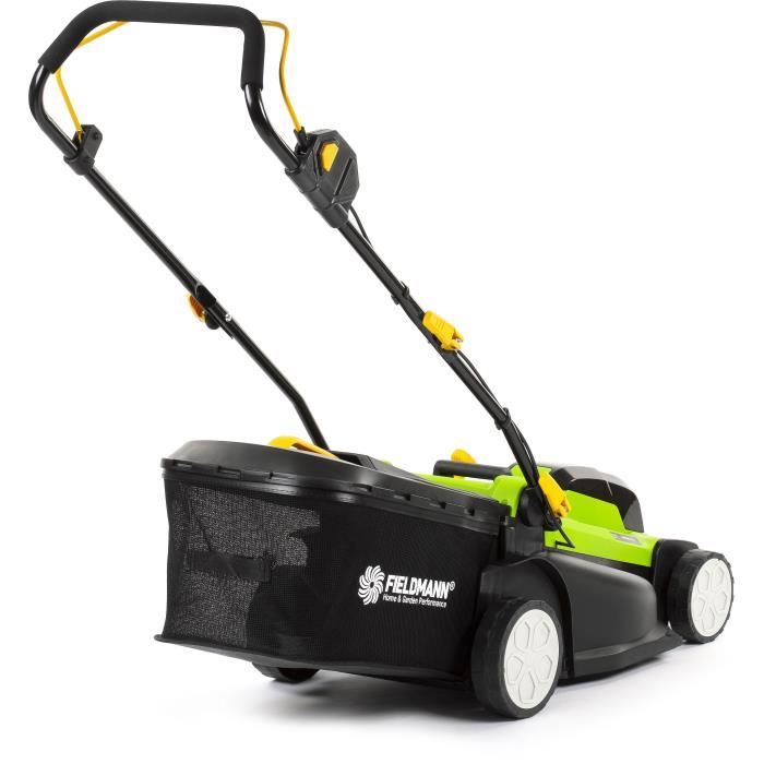 Tondeuse sans fil - FIELDMANN - 20V - Coupe 43 cm - Hauteur max 75 mm - Batterie et chargeur non inclus