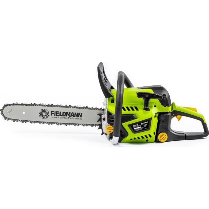 Tronçonneuse thermique - FIELDMANN - 45cc - Guide 40 cm - Maintenance facile
