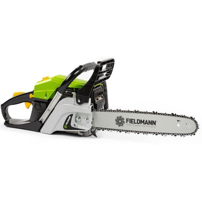 Tronçonneuse thermique - FIELDMANN - 56,5cc - Guide 40 cm - Maintenance facile