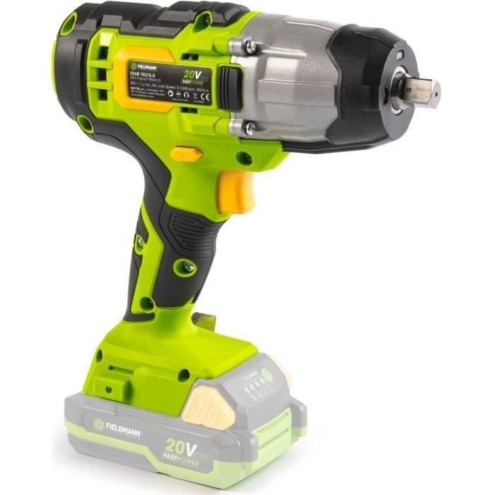 Clé a choc sans fil - FIELDMANN - 20V - 3200 IPM - 300 Nm - Batterie et chargeur non inclus