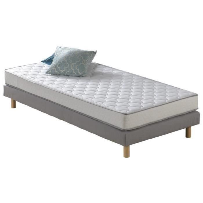 Matelas 90x200 cm HAHTUVA - Mousse - Ferme - 14 cm - 5 zones - DEKO DREAM