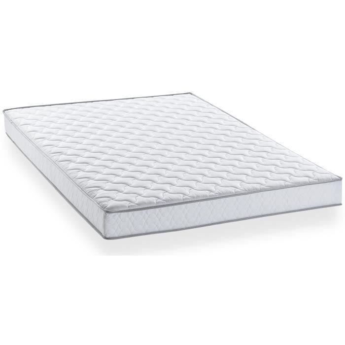 Ensemble matelas + sommier 140 x 190cm - Mousse a mémoire de forme - DEKO DREAM Koysi