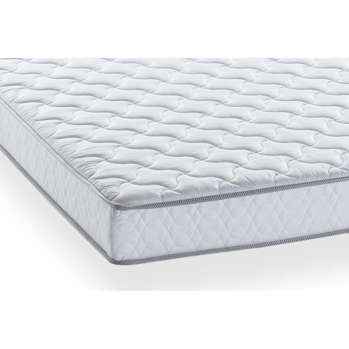 Ensemble matelas + sommier 140 x 190cm - Mousse a mémoire de forme - DEKO DREAM Koysi
