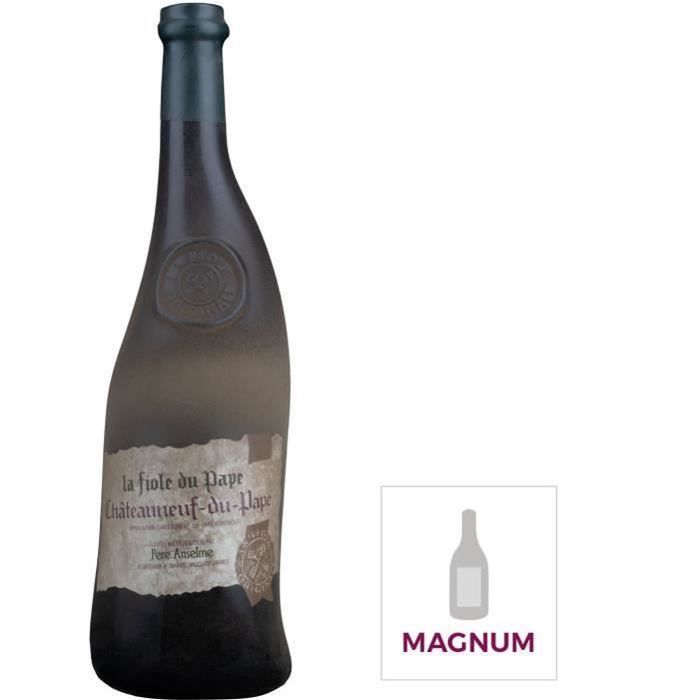 Magnum Pčre Anselme La Fiole du Pape Châteauneuf-du-Pape - Vin rouge de la Vallée du Rhône 2023 caisse bois