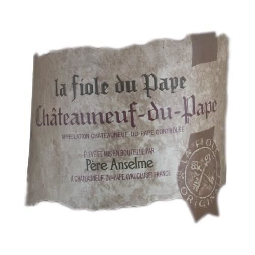 Magnum Pere Anselme La Fiole du Pape Châteauneuf-du-Pape - Vin rouge de la Vallée du Rhône 2023 caisse bois
