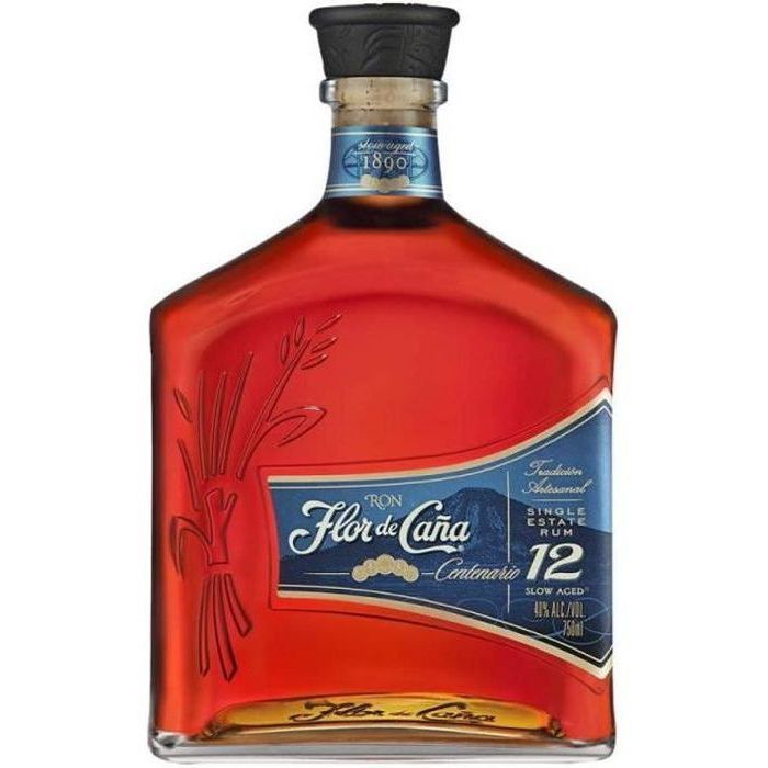 Flor de Caña - 12 ans - Rhum Vieux - Nicaragua - 40,0% Vol. - 70cl