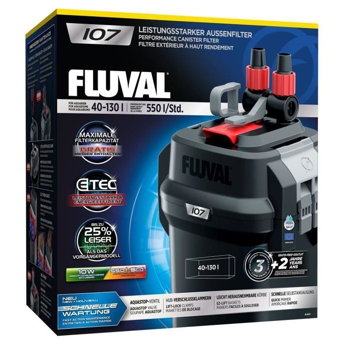 FLUVAL Série 7 107 Filtre d'extérieur 50-150 L pour aquarium